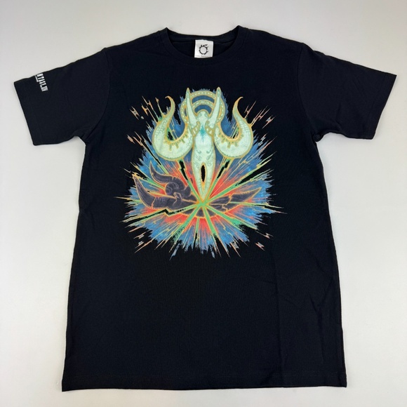 FINAL FANTASY XIV 14 FFXIV Mens Size S T Shirt Hydaelyn Kick Square Enix - Picture 1 of 8